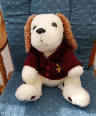 Image 16 of A Medium Sized Puppy Dog Soft Toy.  Height Aporox: 15".