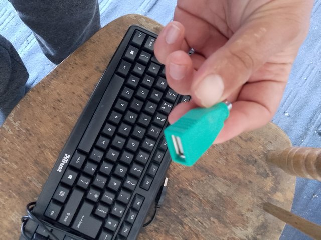 USB Keyboard with PS2 adapter