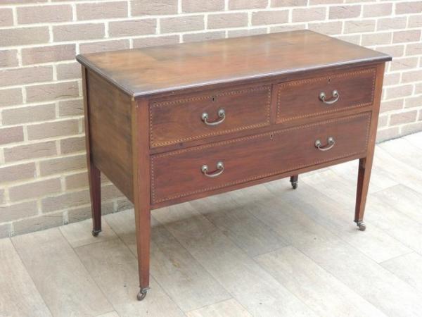 Image 2 of Edwardian Chest of Drawers / Dresser (UK Delivery)
