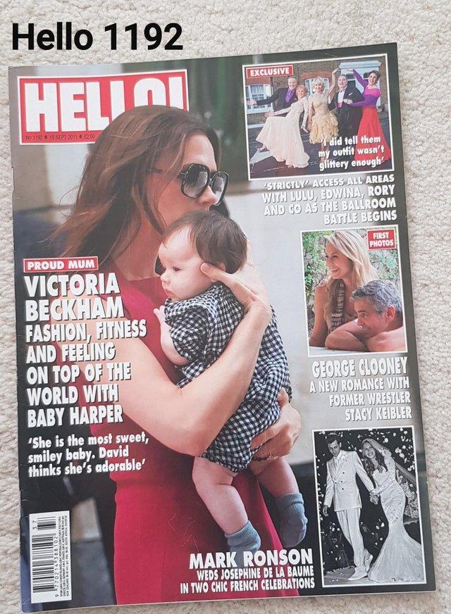 Preview of the first image of Hello Magazine 1192 - Victoria Beckham & Harper at NYFW.