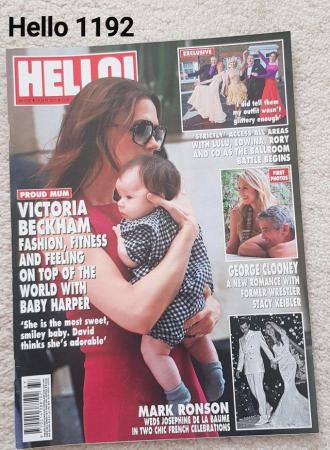 Image 1 of Hello Magazine 1192 - Victoria Beckham & Harper at NYFW