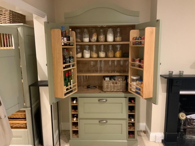 Preview of the first image of Free standing pantry cupboard by flo-Co of york.