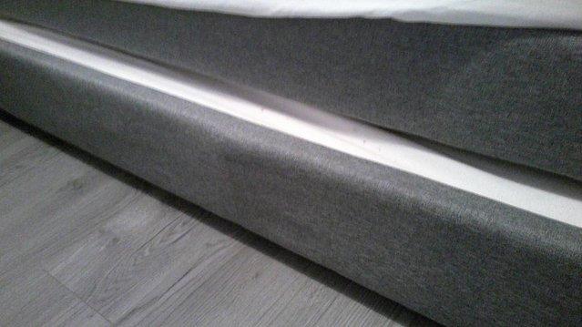 Image 2 of Brand New Grey Fabric Trundle Bed (Trundle Only)