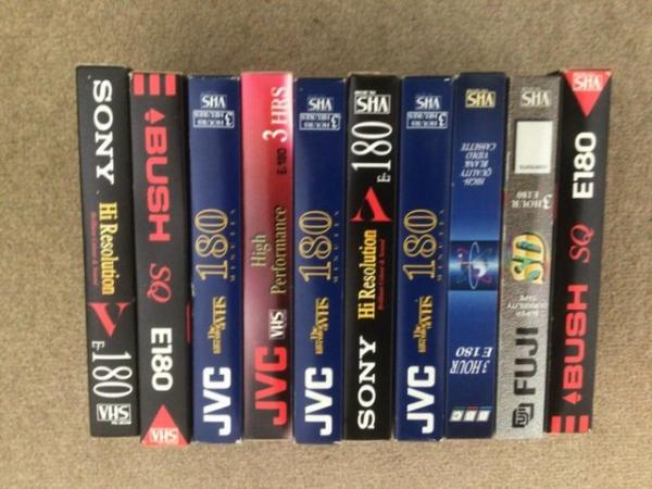 Image 1 of 10 VHS video’s for sale.
