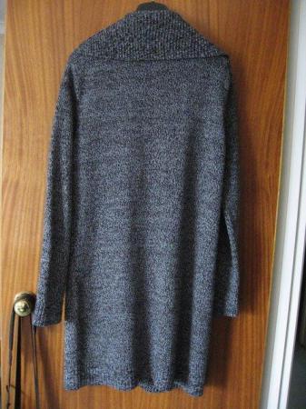 Image 3 of Grey Cardigan by Nutshell Size M/L Long Length