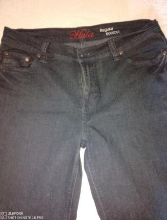 Image 3 of Ladies size 12 Dk blue boot fit jeans
