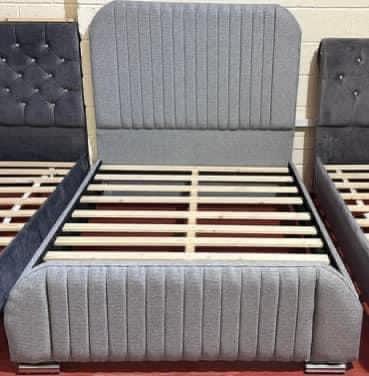 Preview of the first image of Global Hand Made Bedframe available in multiple fabric and c.