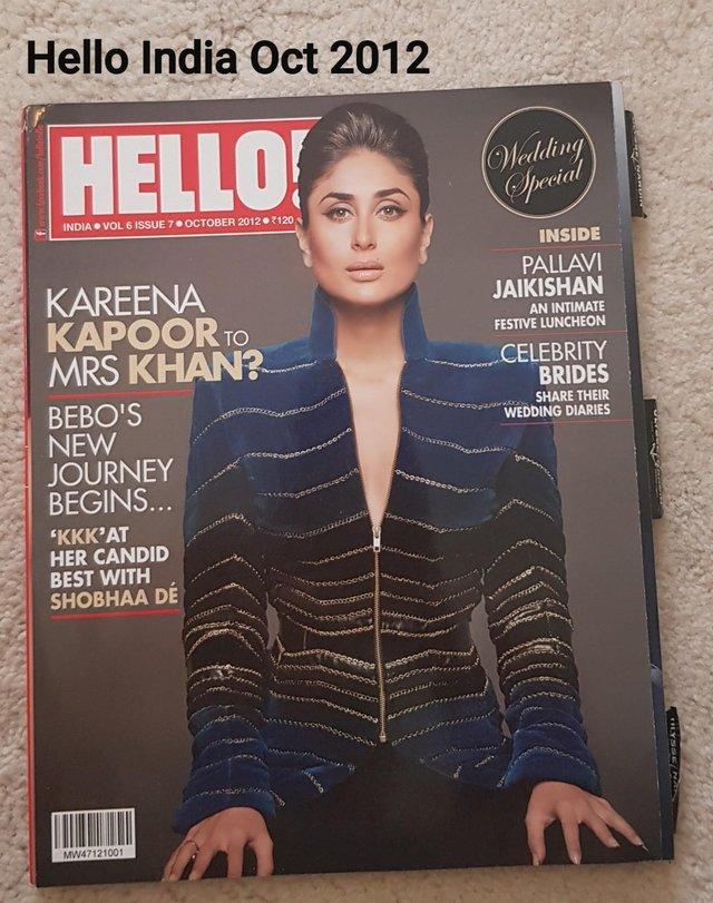 Preview of the first image of Hello! India October 2012 - Kareena Kapoor to Mrs Khan.