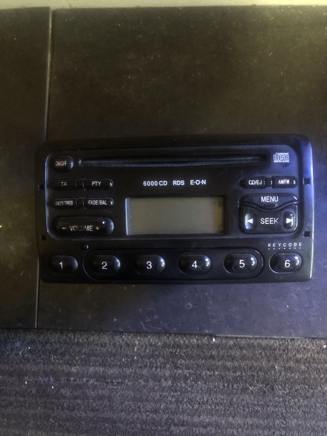 Preview of the first image of Ford radio with cd player.