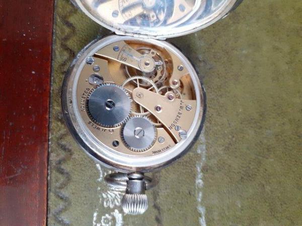 Image 4 of Benson Solid Silver Pocket Watch (68203)