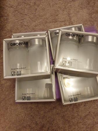 Image 1 of 12 IKEA Droppar frosted storage/herb/spice jars discontinued