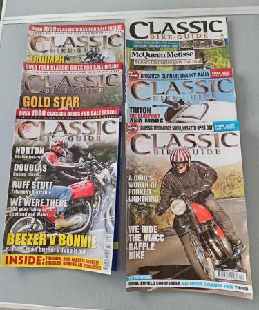 Image 1 of A Bundle of 6 Classic Bike Guide Magazines.