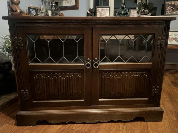Image 3 of Wood Bros Old Charm Corner TV Cabinet