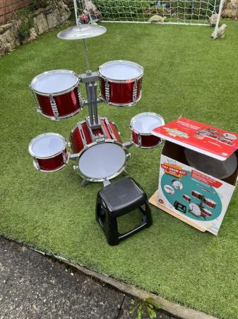 Image 3 of Children’s 7 piece drum kit