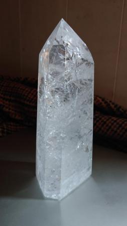 Image 3 of Lemurian Clear Polished Quartz Crystal