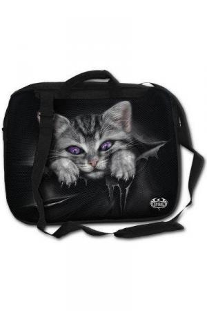 Image 1 of Spiral Laptop Bag Bright Eyes Cat - NEW - Chatham ME5