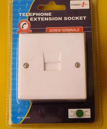 Image 1 of New Telephone Extension Socket - Screw Terminal Type