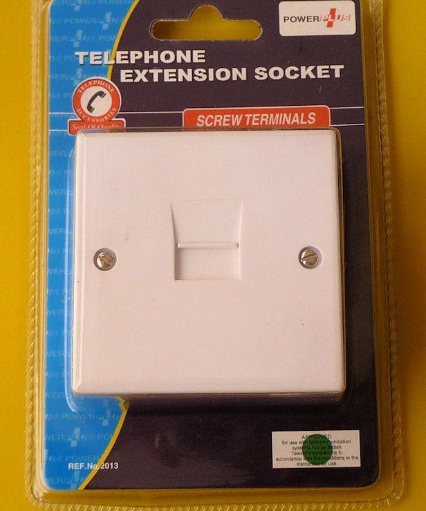 Preview of the first image of New Telephone Extension Socket - Screw Terminal Type.