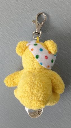 Image 20 of Children in Need Small Pudsey Bear Soft Toy & Key Ring..