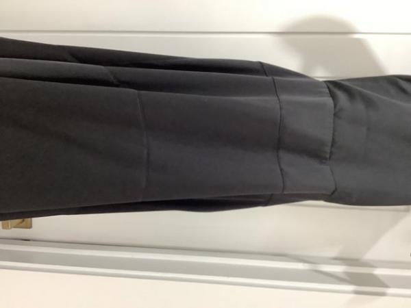 Image 3 of Black silk long Karen Millen backless dress