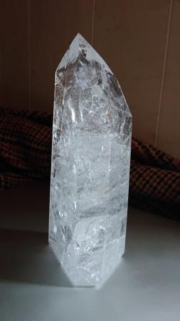 Image 4 of Lemurian Clear Polished Quartz Crystal