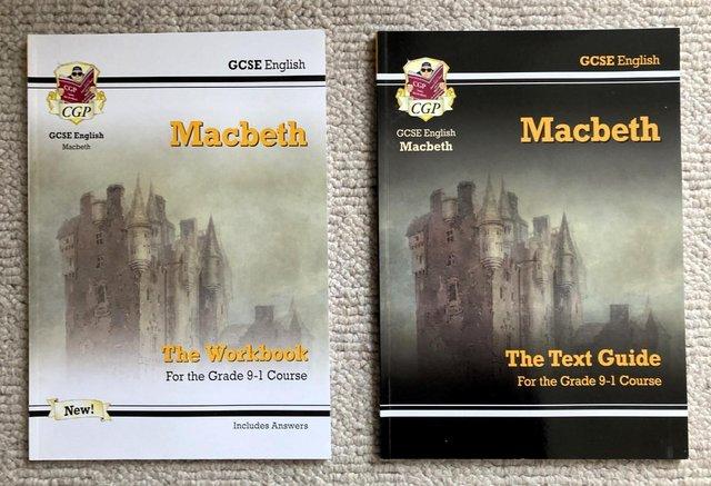 Preview of the first image of NEW GCSE BOOKS MACBETH ENGLISH CGP WORKBOOK TEXT GUIDE EXAMS.