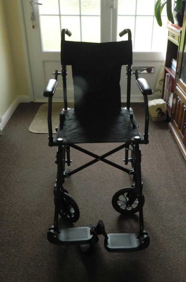 Preview of the first image of Folding lightweight wheel chair.