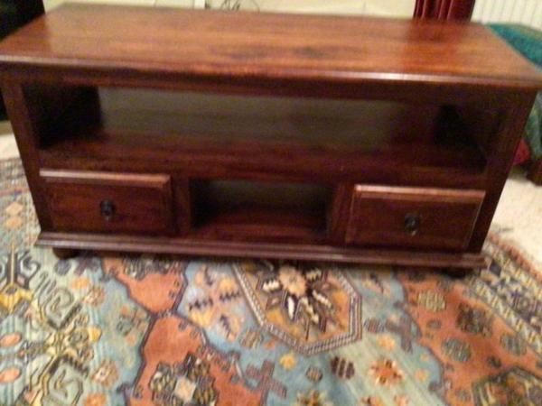 Image 2 of TV Table .very good condition, as new