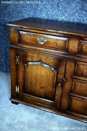 Image 6 of TITCHMARSH AND GOODWIN OAK DRESSER BASE SIDEBOARD HALL TABLE