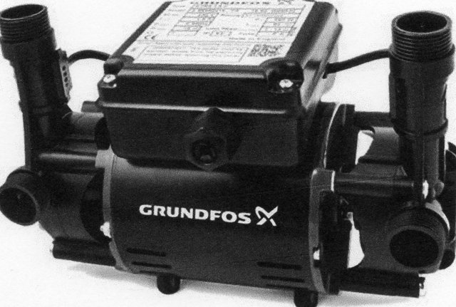 Preview of the first image of Grundfos Shower Pump Type STR2-1.5C model 98950216.