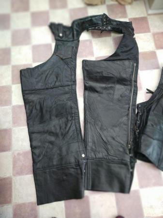 Image 3 of Selection of men's leather biker gear