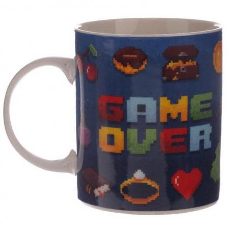 Image 3 of Collectable Porcelain Mug - Game Over Design. Free Postage