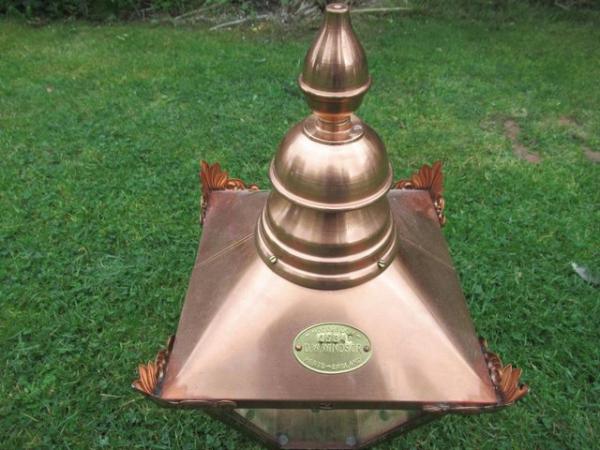 Image 2 of Large Victorian Copper Outside Lantern