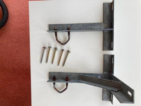 Image 2 of 12" Stand OffGalvanised Aerial support brackets & bolts