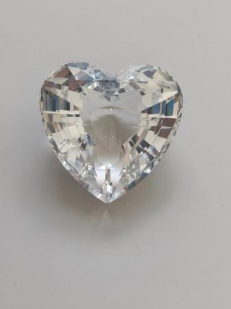 Image 1 of Swarovski Clear Crystal Heart