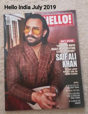 Image 1 of Hello! India July 2019 - Saif Ali Khan