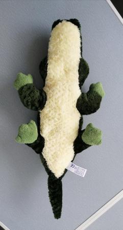 Image 13 of Aurora Green Plush Crocodile Soft Toy.  18.1/2" Long.