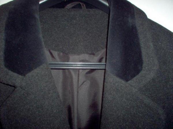 Image 1 of Ladies Vintage Charcoal Grey Overcoat.