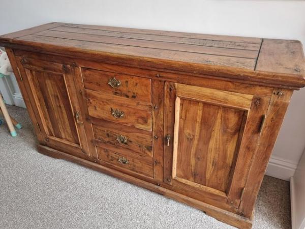 Image 1 of Solid wooden sideboard .