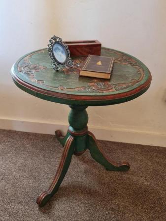 Image 1 of Lovely Old French Vintage table. Very Pretty Decorative