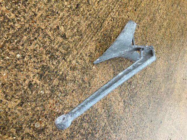 Preview of the first image of Plough marine boat anchor for sale.