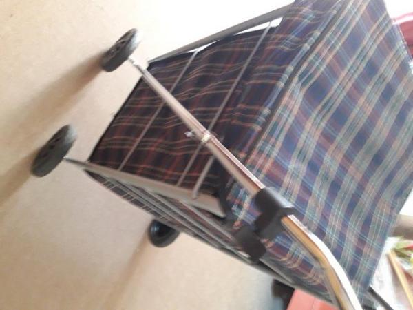 Image 1 of Shopping Trolley Four wheeled As New Used once