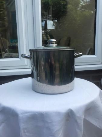 Image 1 of Large stainless steel 10L cooking pot