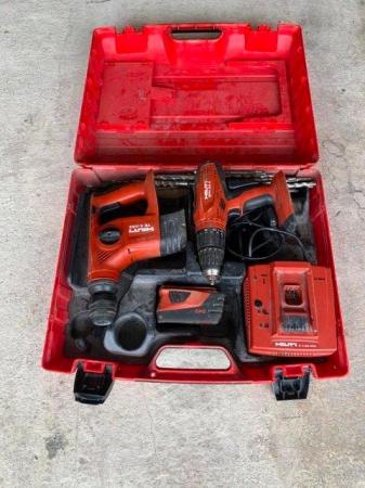 Image 2 of Hilti combo drill set complete with charger and case