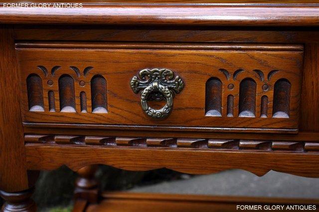 Image 97 of OLD CHARM LIGHT OAK TWO DRAWER COFFEE TABLE TV MEDIA STAND