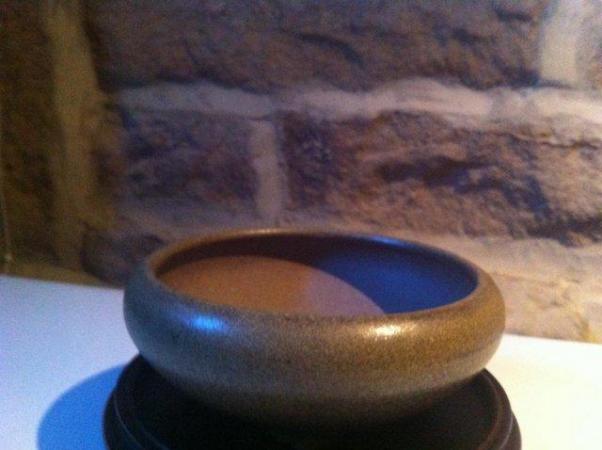 Image 3 of Round matt green Bonsai bowl (92)