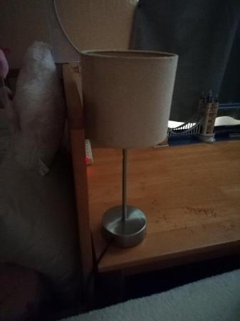 Image 1 of Cream touch lamp for table or desk
