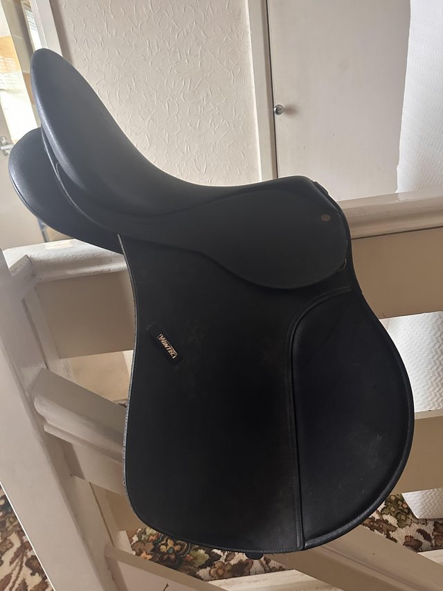 Preview of the first image of Wintec GP 17 inch wide saddle.