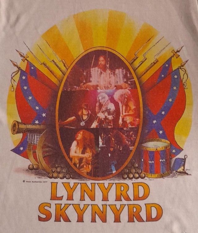 Preview of the first image of 1977 Lynyrd Skynyrd vintage T-Shirt..