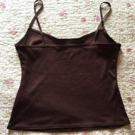 Image 2 of Sz10 PRINCIPLES Lightweight Brown Camisole Strappy Top